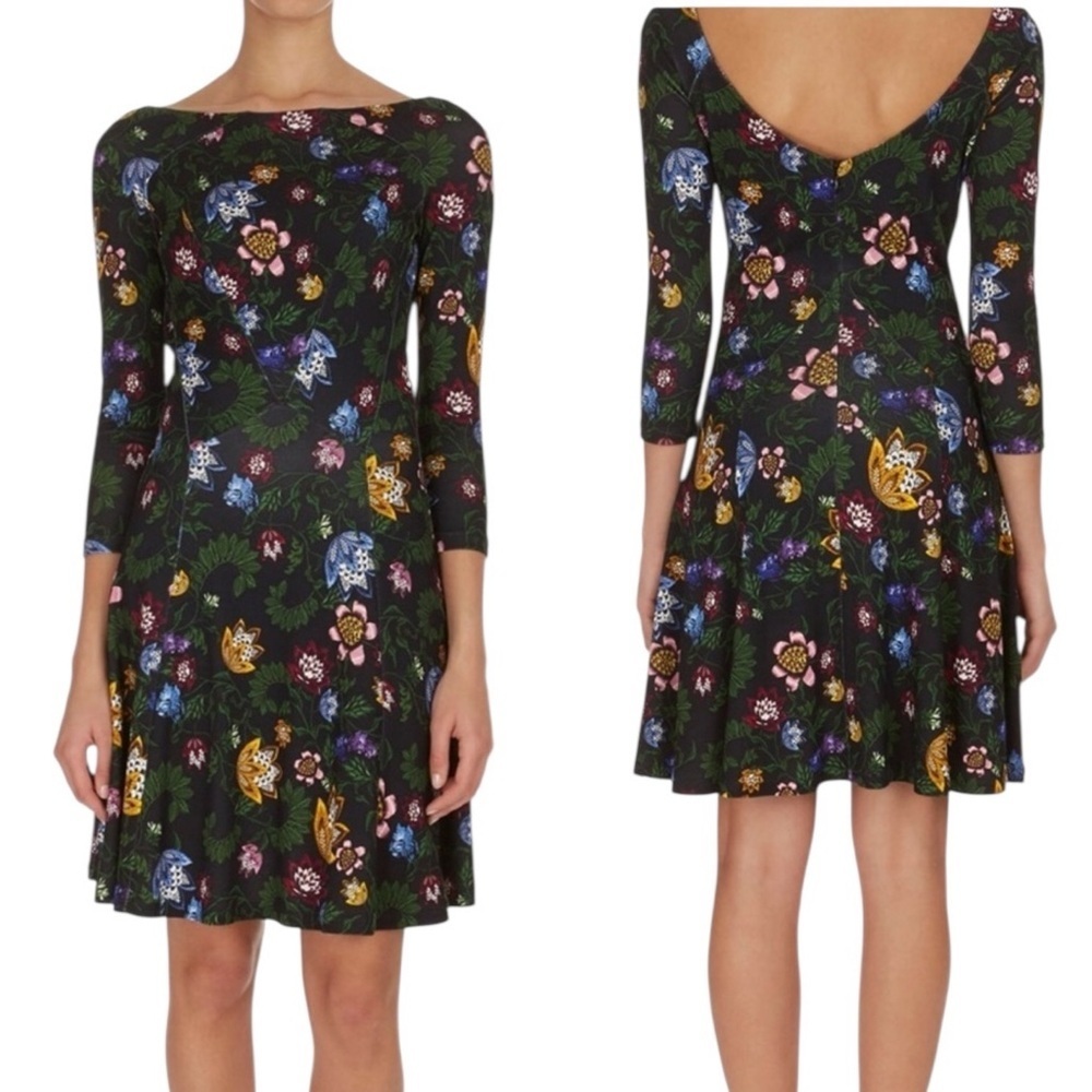 Erdem Vivi Floral Print Dress